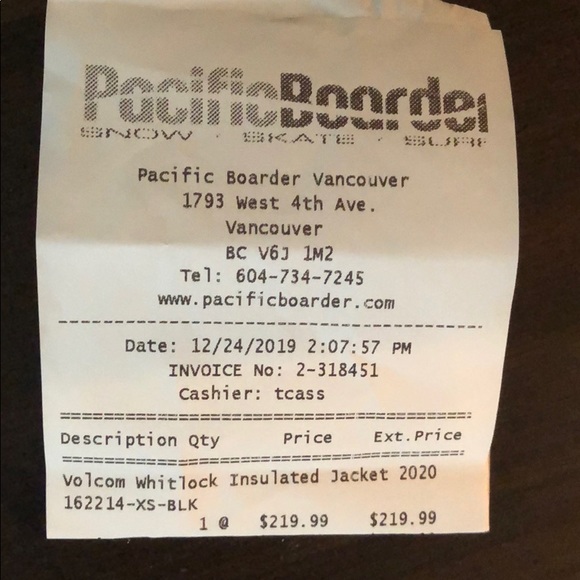 Volcom WOMENS WHITLOCK INSULATED snowboard JACKET - Picture 8 of 8